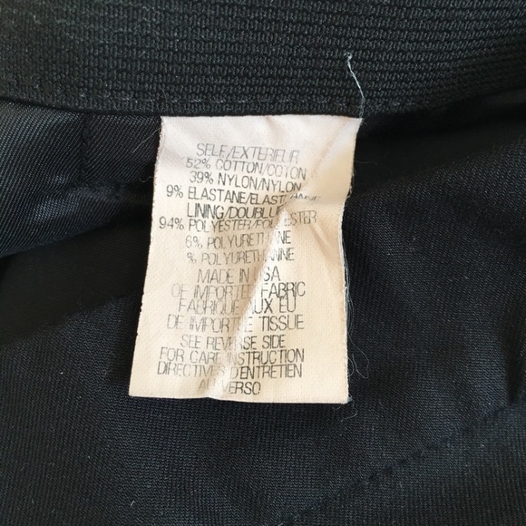 Theory Black Stretch Pants - Picture 5 of 5